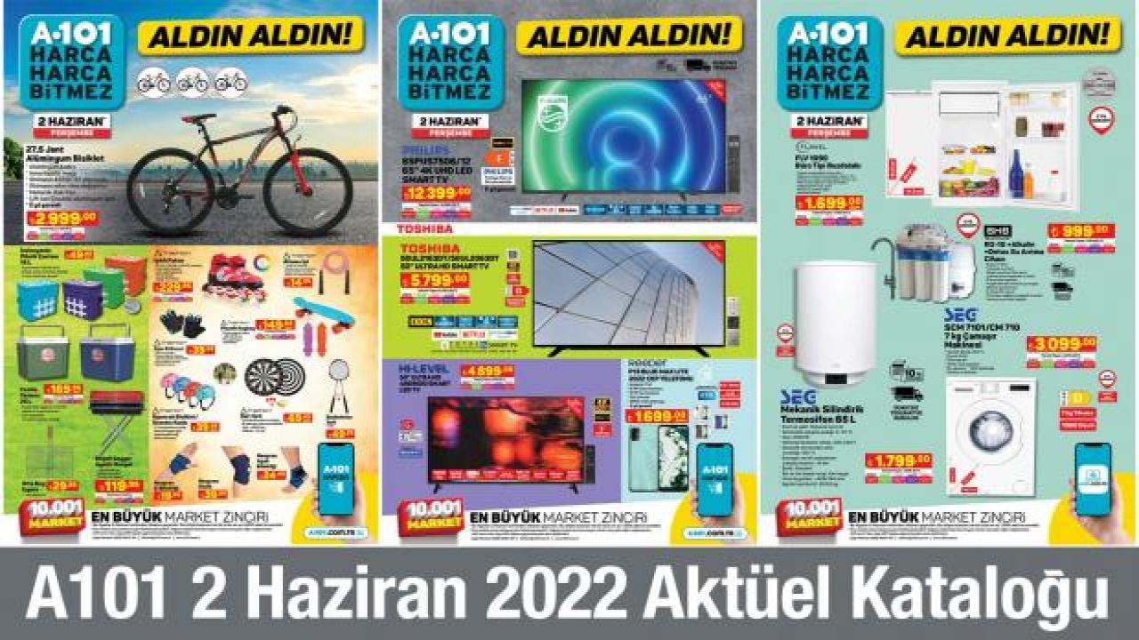 A101 2 Haziran 2022 aktüel ürünler kataloğu! Piknik malzemeleri, beyaz eşya, mobilya, bebek ürünleri