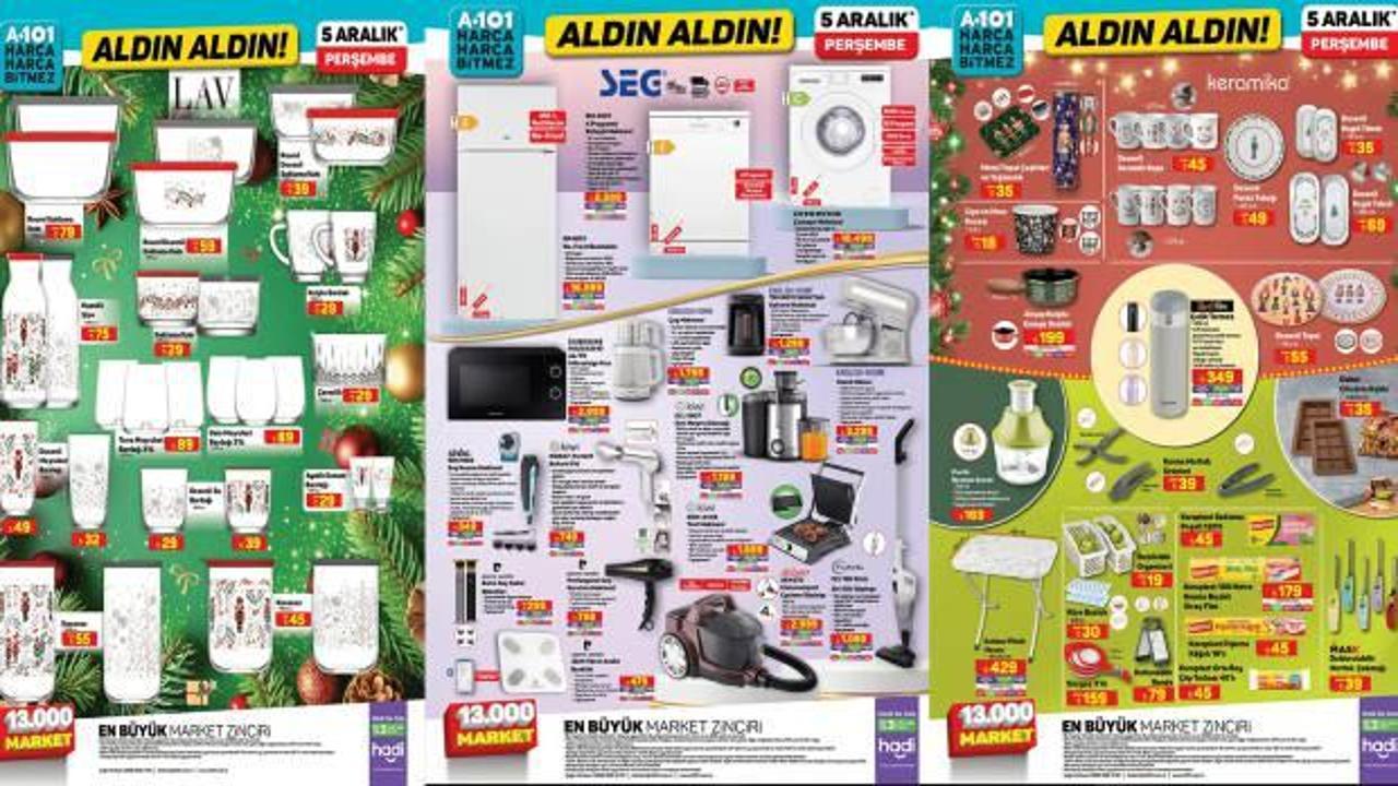 A101 6 Aralık Aktüel Ürünler Kataloğu! Akıllı vücut analiz baskülü, süpürge, buharlı ütü, mikrodalga fırın...