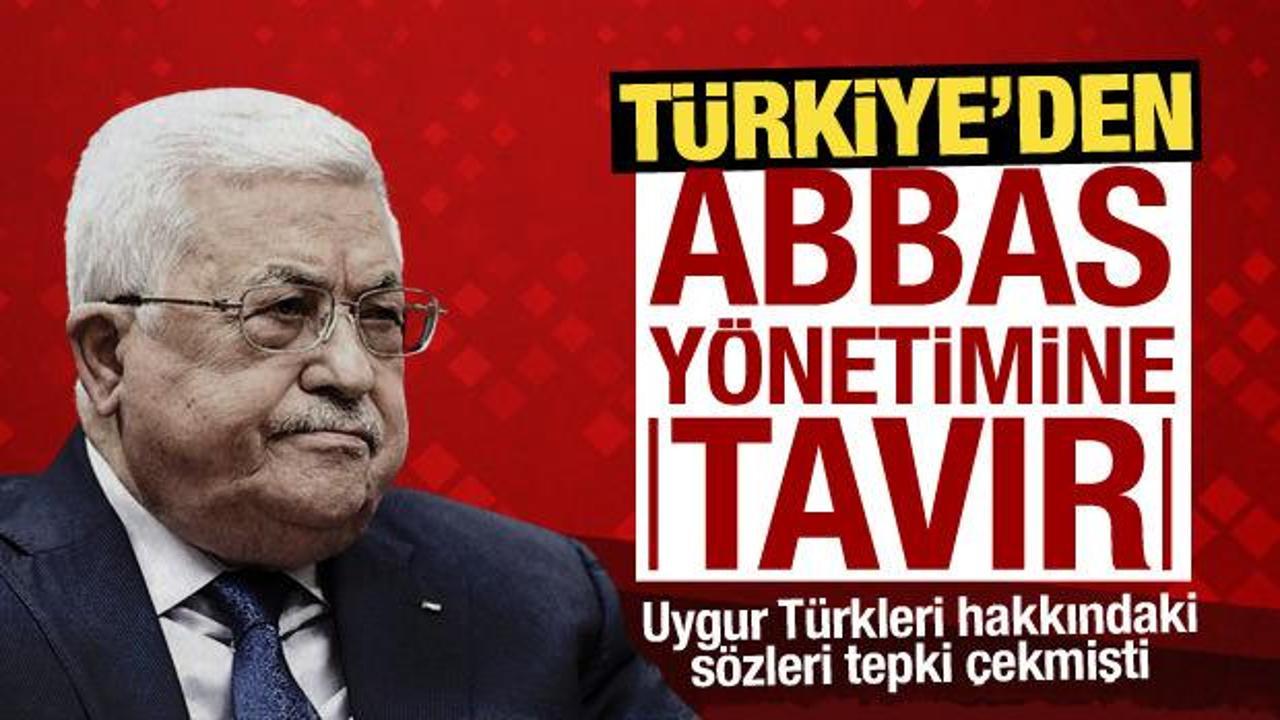 Abbas'ın sözleri tepki çekmişti: Türkiye'den Abbas yönetimine tavır