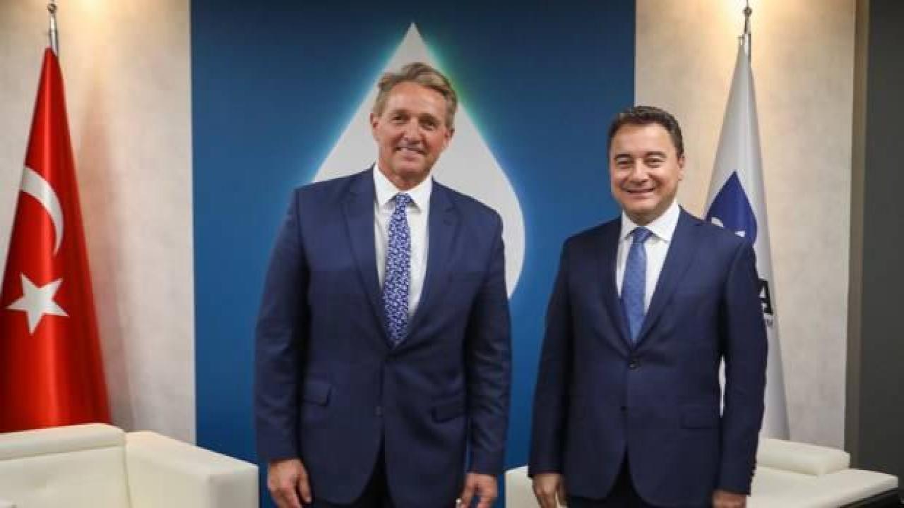 ABD Ankara Büyükelçisi Jeff Flake'ten Ali Babacan'a ziyaret