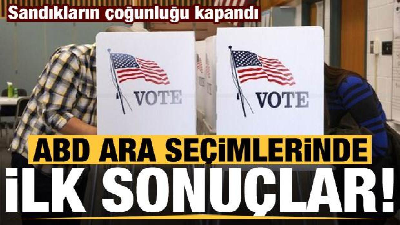 ABD ara seçimlerinde ilk sonuçlar geldi!