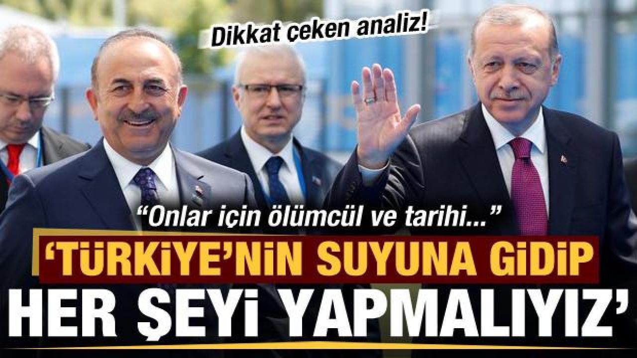 ABD basınında dikkat çeken analiz: Türkiye'nin suyuna gidip her şeyi yapmalıyız!