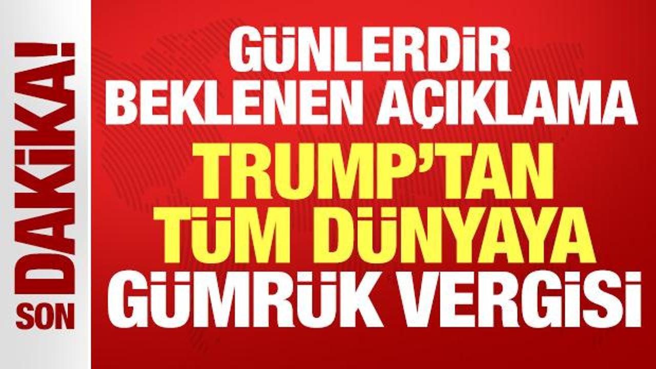 ABD Başkanı Trump'tan tarihi açıklama: Yüzde 25 gümrük vergisi getirildi!