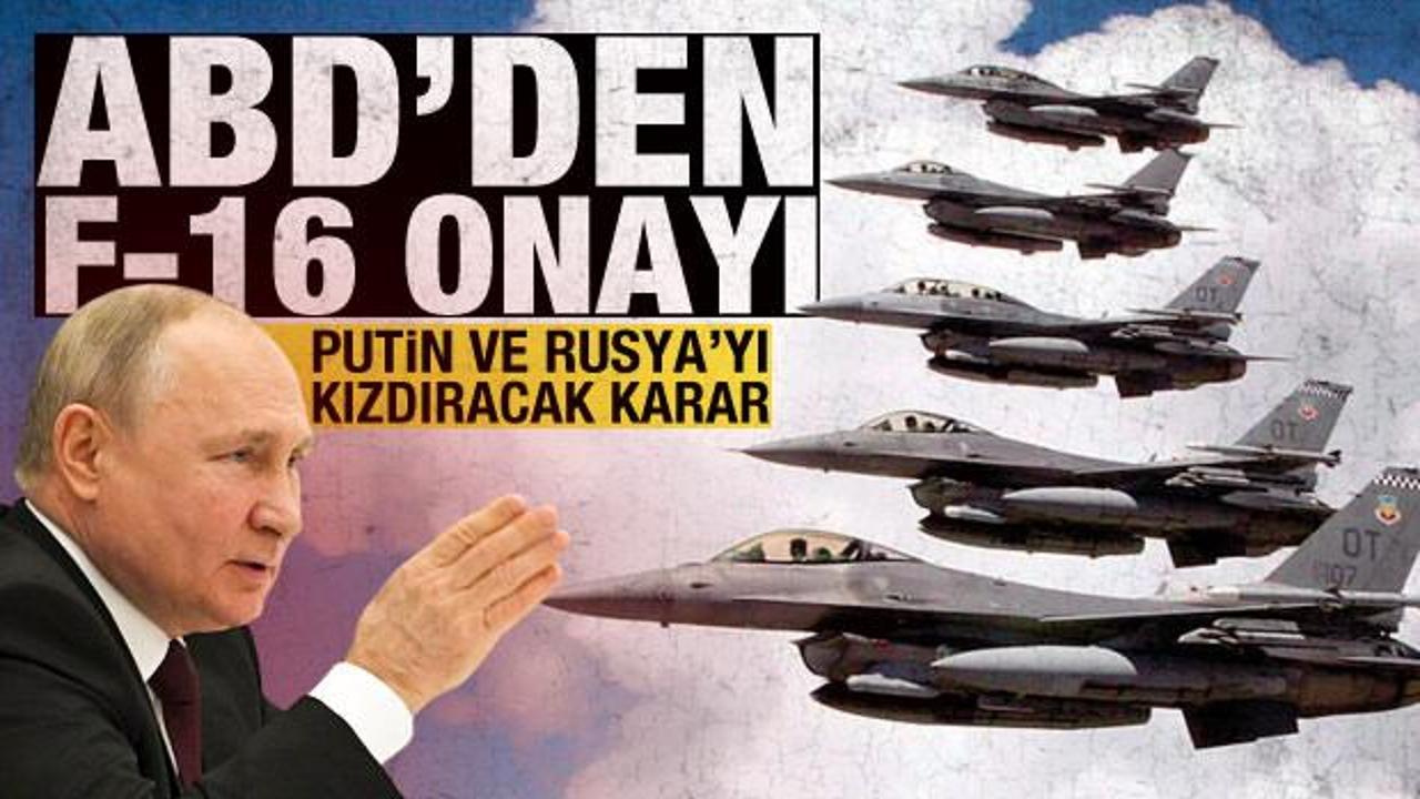 ABD, F-16'ların Ukrayna'ya gönderilmesine onay verdi