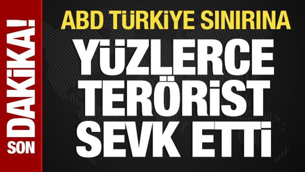 ABD güçleri, Fırat nehrinin kıyısındaki üslerine 700 PKK/YPG'li terörist sevk etti