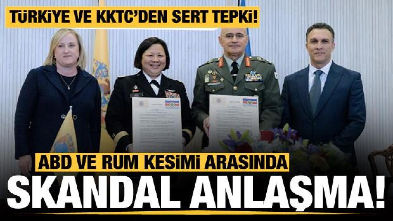 ABD ile Güney Kıbrıs Rum Kesimi arasında skandal anlaşma! Türkiye'den sert tepki