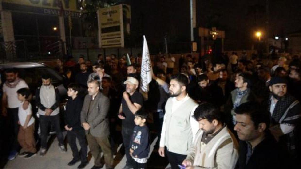 ABD konsolosluğu önünde İsrail protestosu