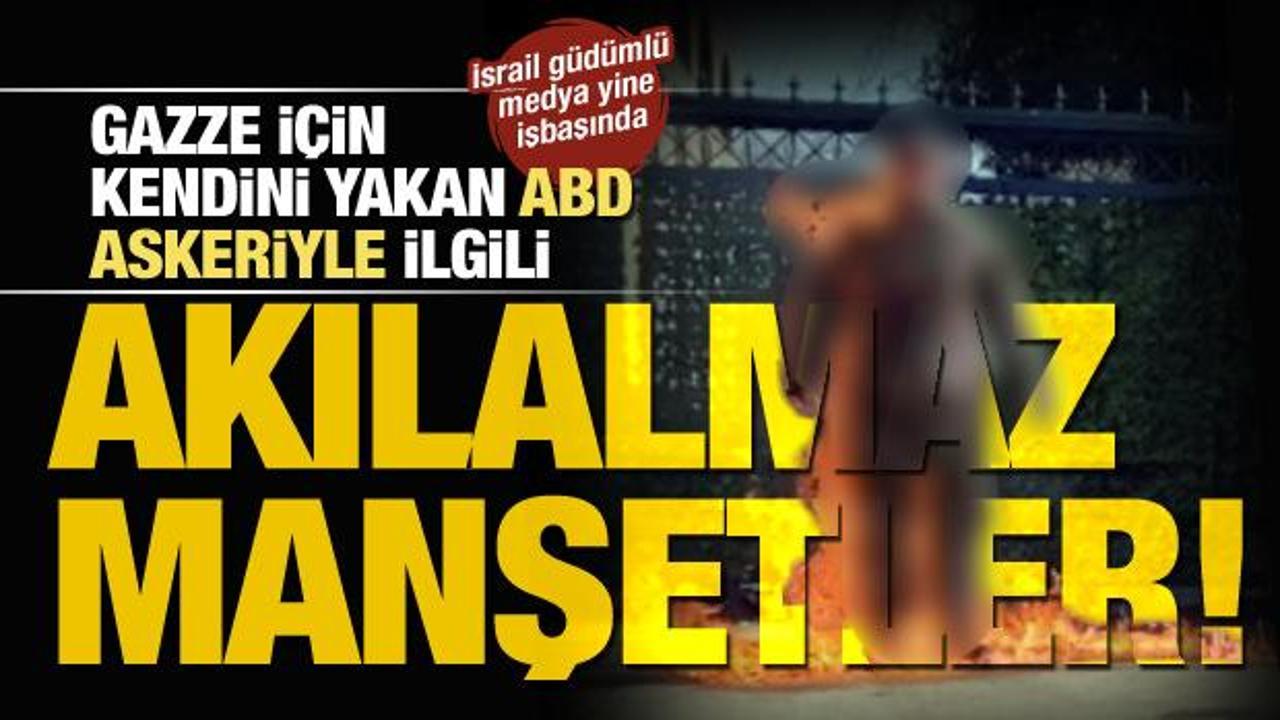 ABD medyasında 'Bushnell' karartması! Kendini yakan askerin 'Gazze' mesajını yazamadılar