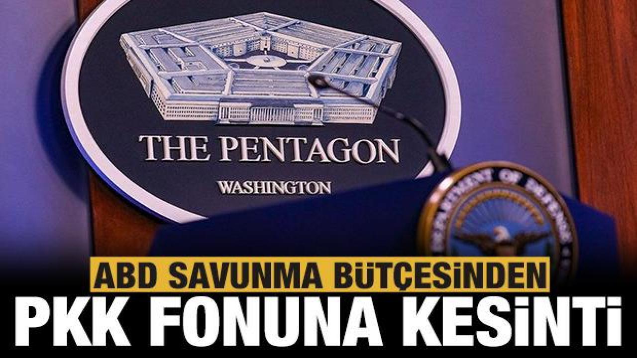 ABD savunma bütçesinde PKK/YPG'nin de faydalanacağı fondan 18 milyon dolar kesinti yapıldı