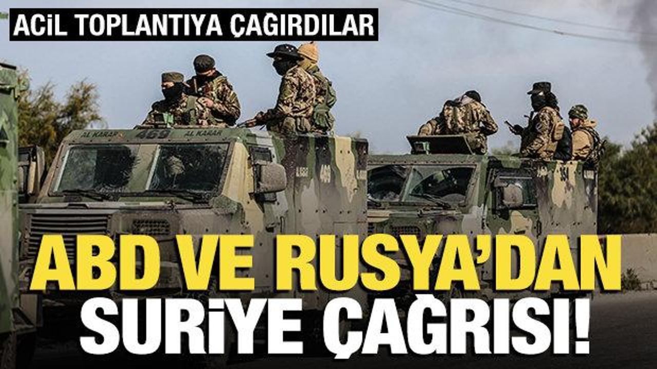 ABD ve Rusya'dan Suriye çağrısı! BMGK’yi toplantıya çağırdılar