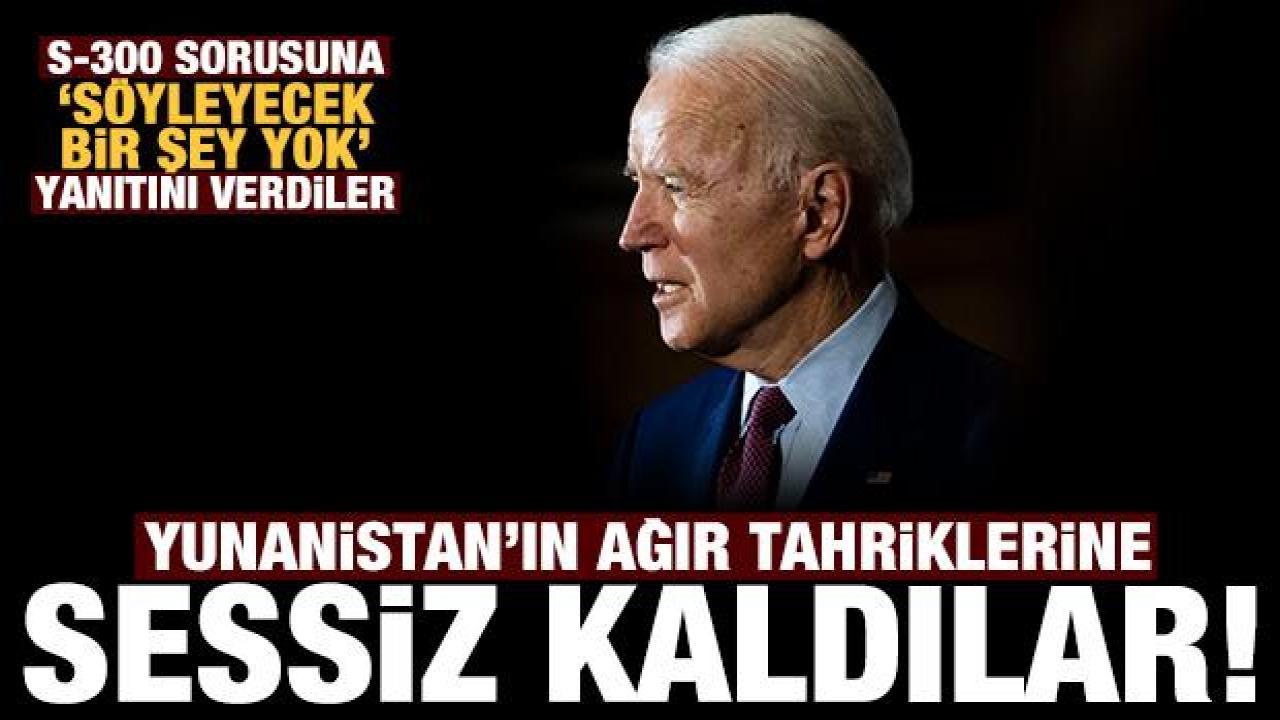 ABD, Yunanistan’ın Türk F-16’larına S-300 ile kilit atmasına karşı sessiz