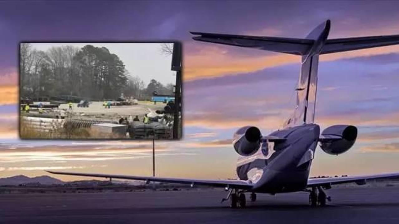 ABD'de özel jet düştü: Kurtulan olmadı