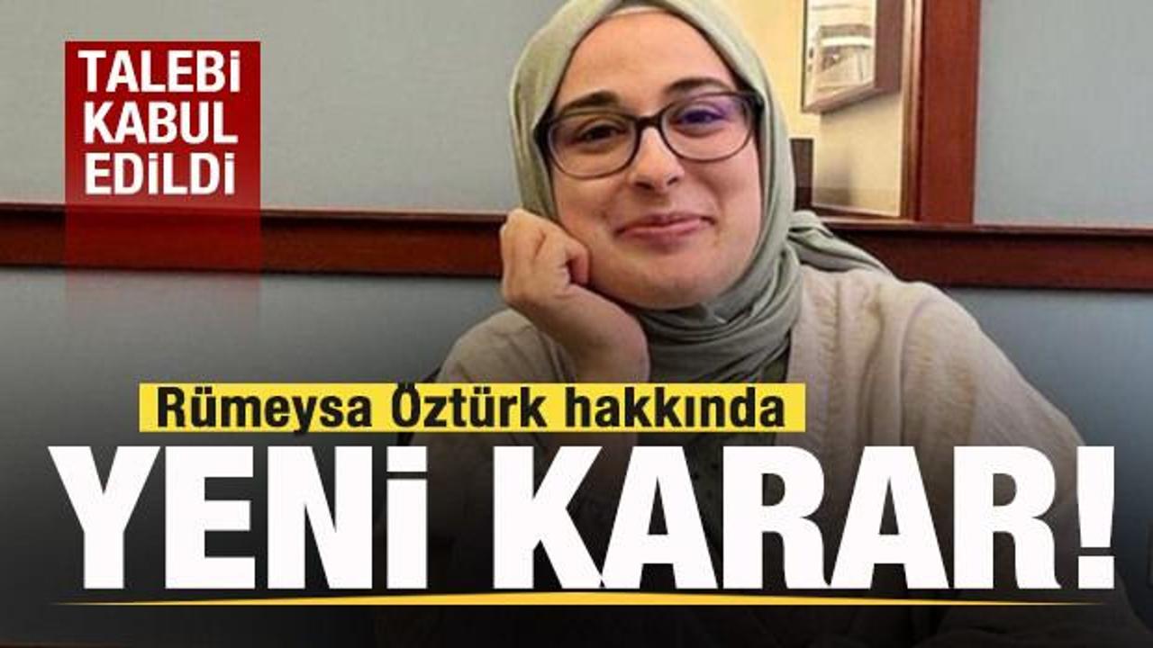 ABD'de Rümeysa Öztürk hakkında yeni karar!