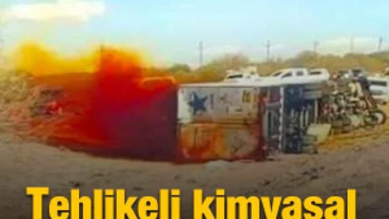 ABD'de tehlikeli kimyasal madde taşıyan kamyon devrildi: Bölge boşaltılıyor