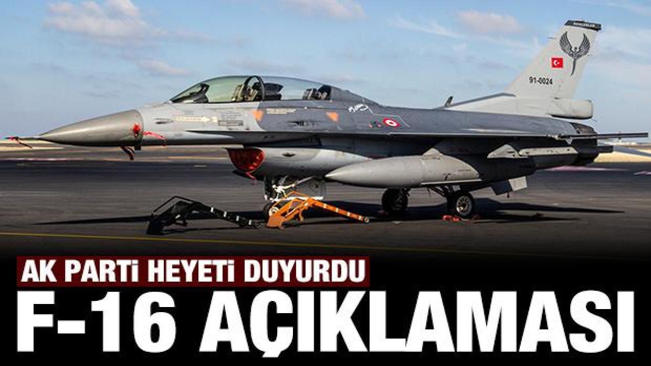 ABD'de temaslarda bulunan AK Parti heyeti: ABD Kongresi, F-16 konusunda çok olumlu