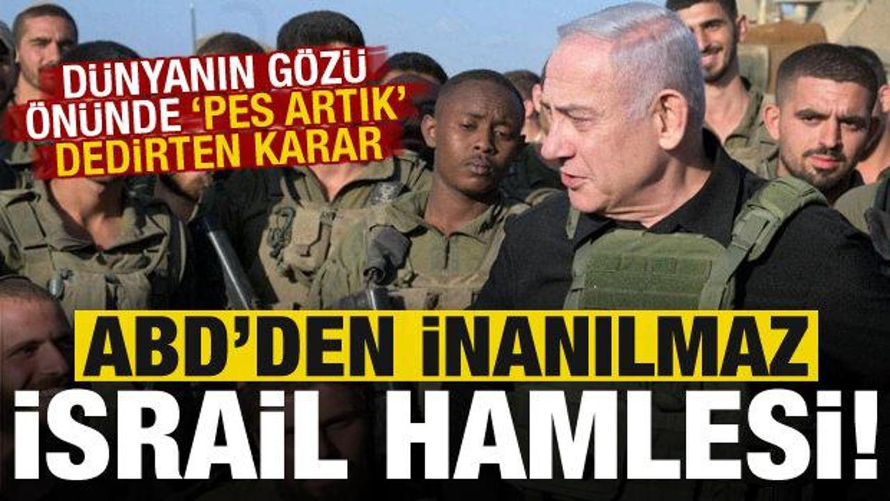 ABD'den inanılmaz 'İsrail' hamlesi! Onaylandı, son aşama kaldı...