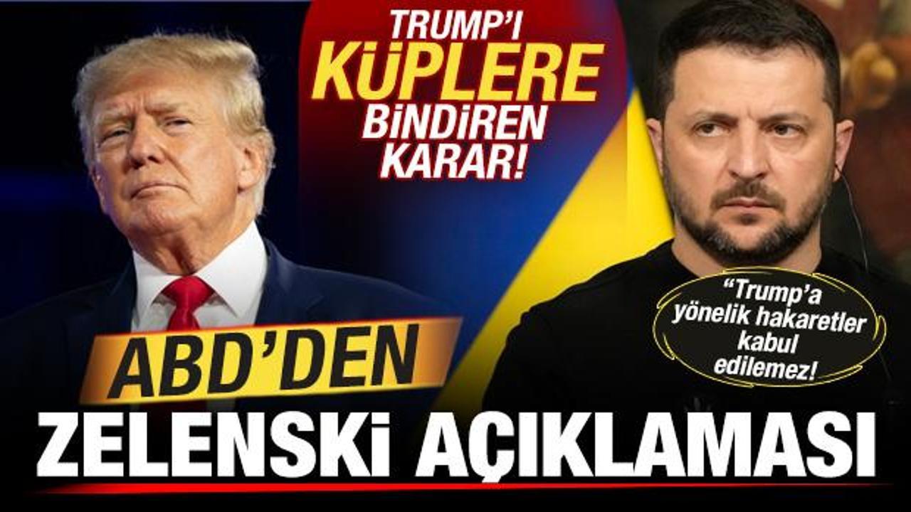 ABD'den son dakika Zelenski açıklaması! Trump'ı hayal kırıklığına uğratan karar