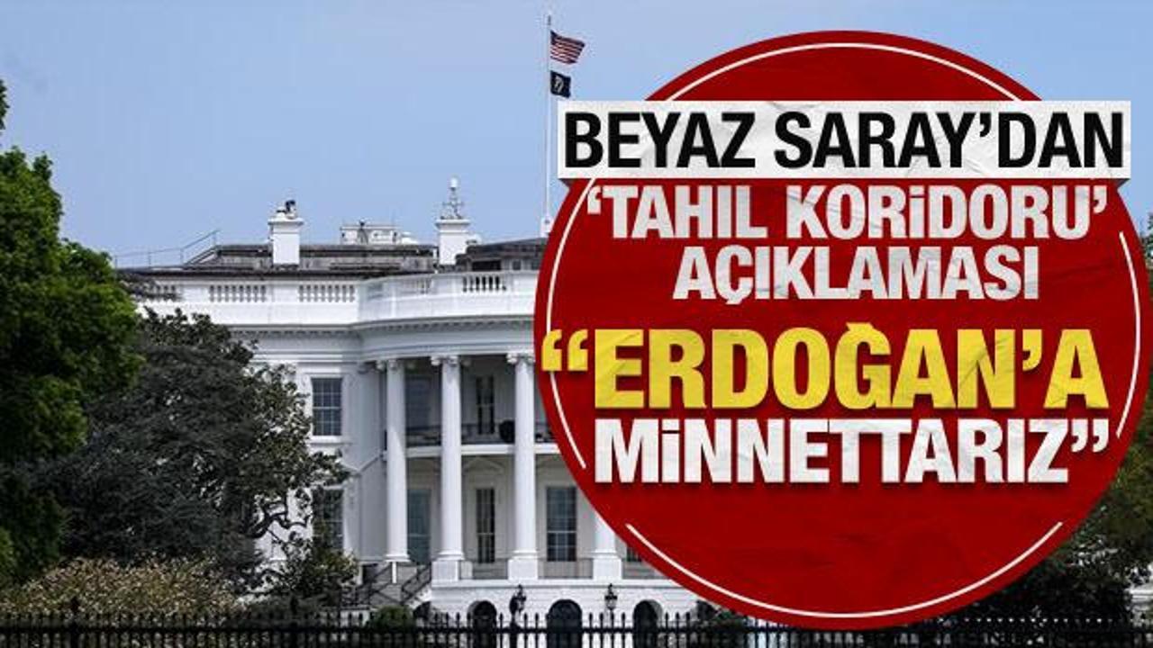 ABD'den 'Tahıl Koridoru' açıklaması: Erdoğan'a minnettarız