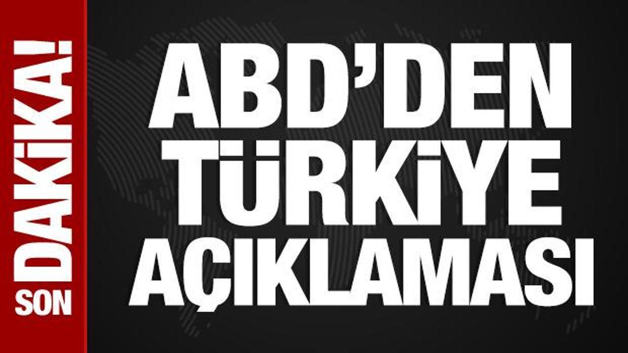 ABD'den Türkiye'ye teşekkür