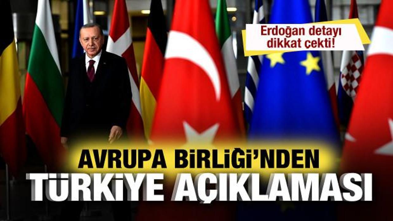 AB'den flaş Türkiye açıklaması: Birbirimize ihtiyacımız var