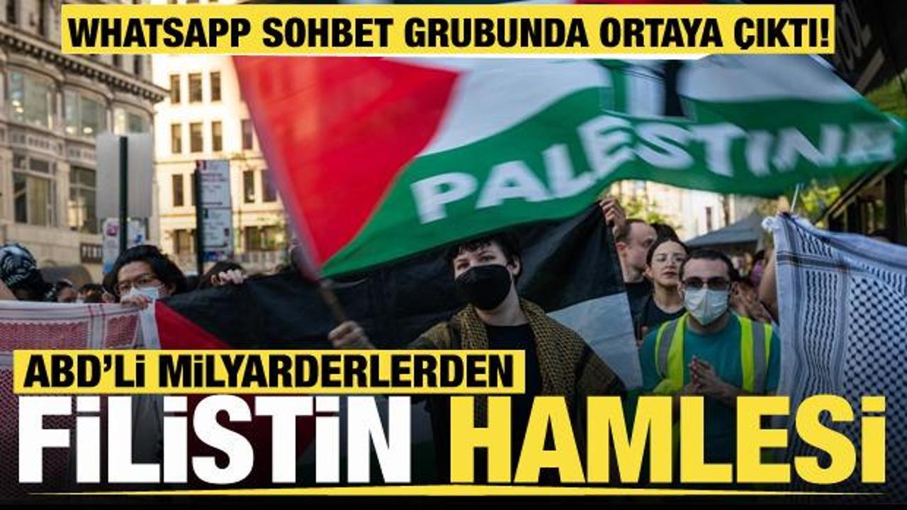 ABD'li milyarderlerden Filistin protestolarına baskı!