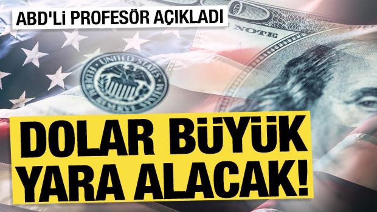 ABD'li profesör açıkladı: Dolar büyük yara alacak