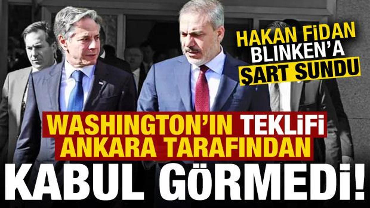 ABD'nin teklifi Ankara'dan kabul görmedi, şart olarak sunuldu...