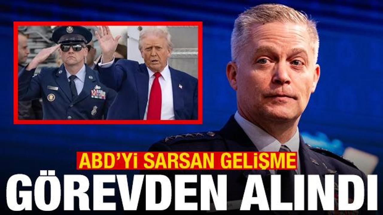 ABD'yi sarsan gelişme! Görevden alındı
