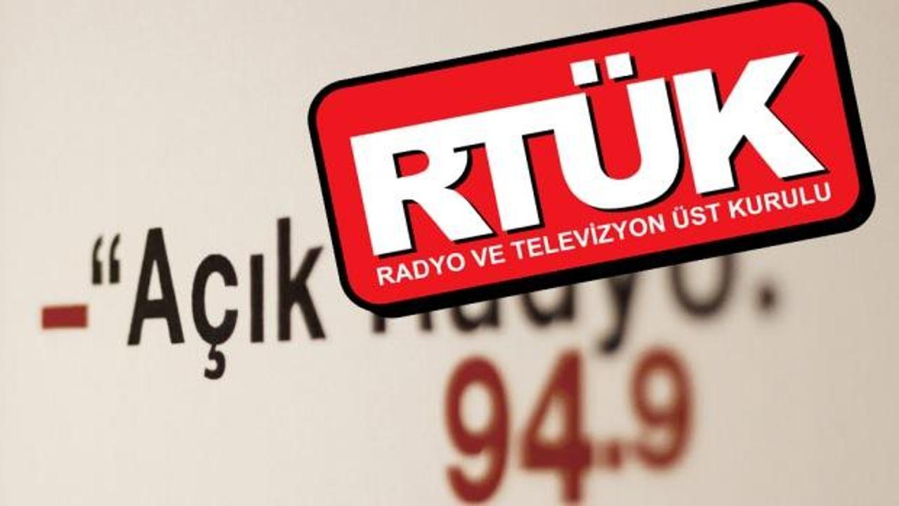 Açık Radyo manipülasyonuna RTÜK'ten cevap: Kanun uygulandı
