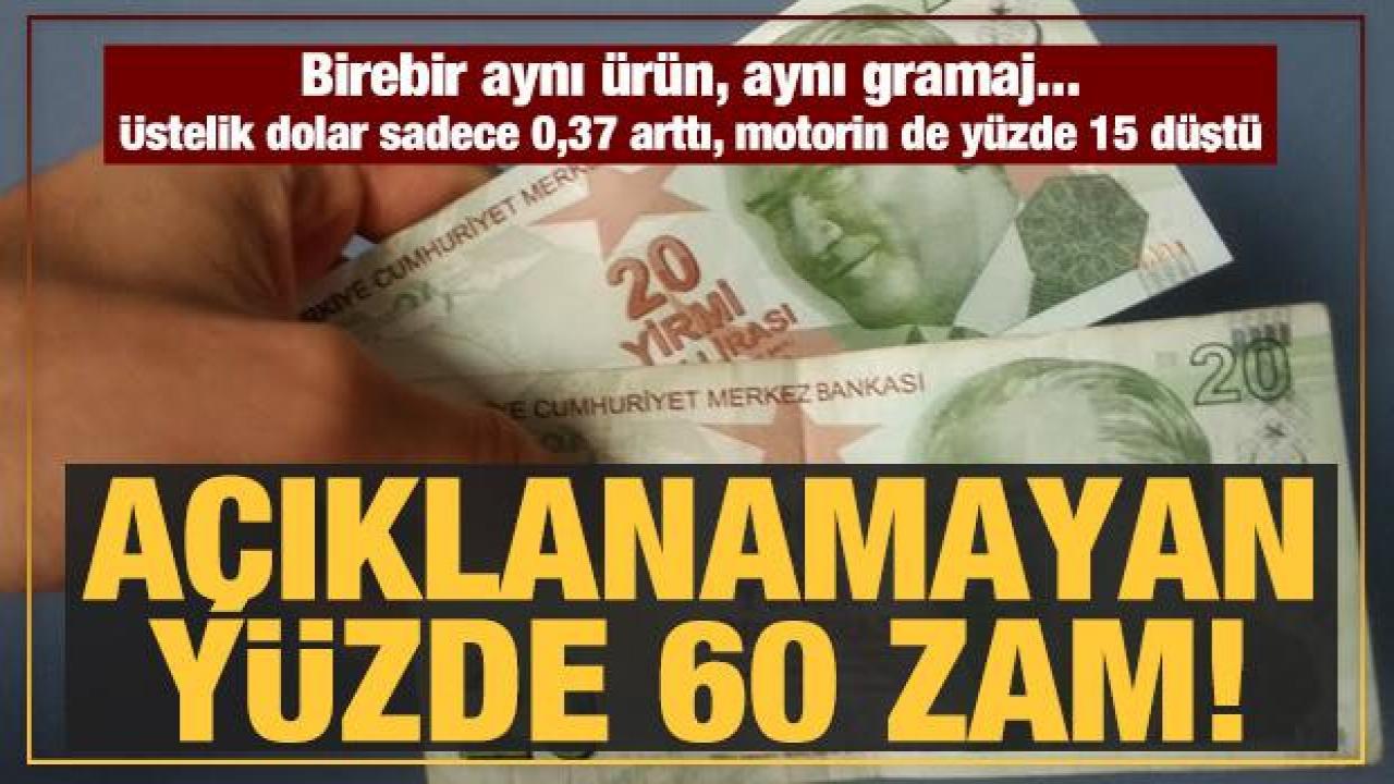 Açıklanamayan yüzde 60 zam: İşte fahiş fiyatın net fotoğrafı