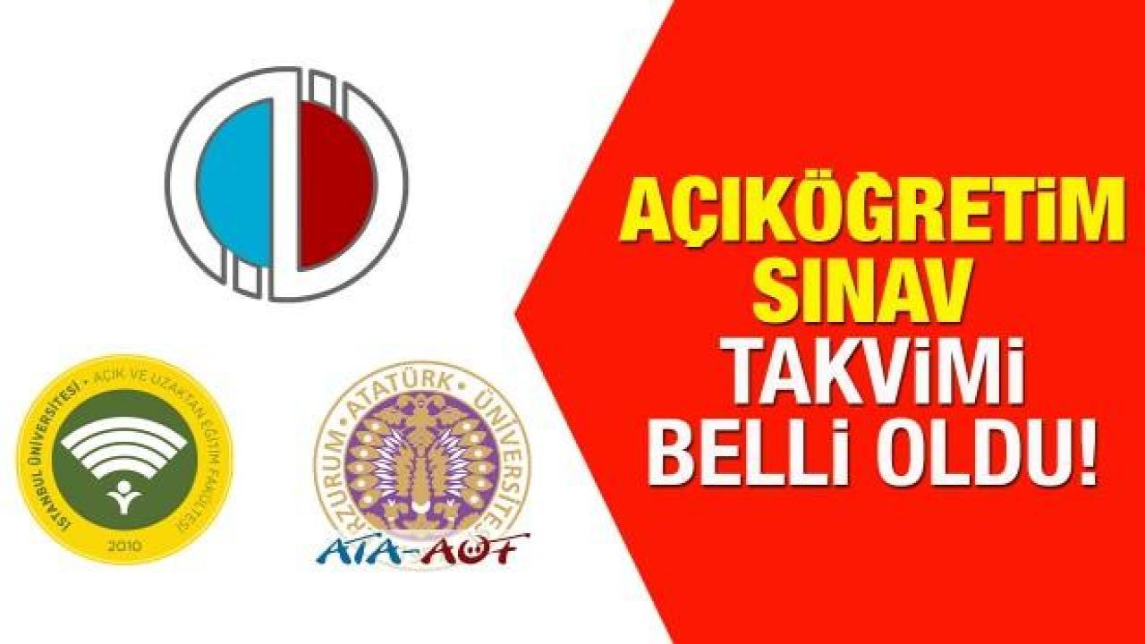 Açıktan üniversite okuyanlar dikkat! Mezuniyet için sınav takvimleri belli oldu...