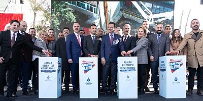ADALAR BELEDİYESİ HİZMET BİNASININ TEMELİ ATILDI