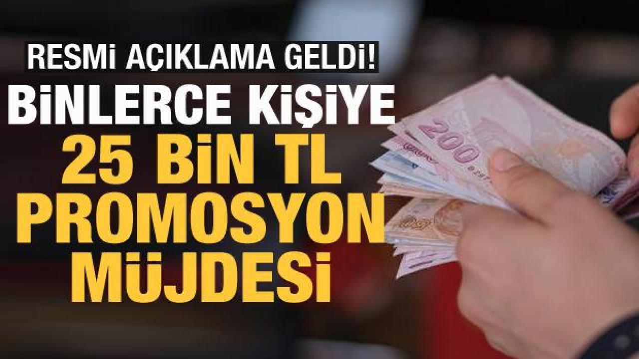 Adalet Bakanlığı personeline 25 bin lira promosyon
