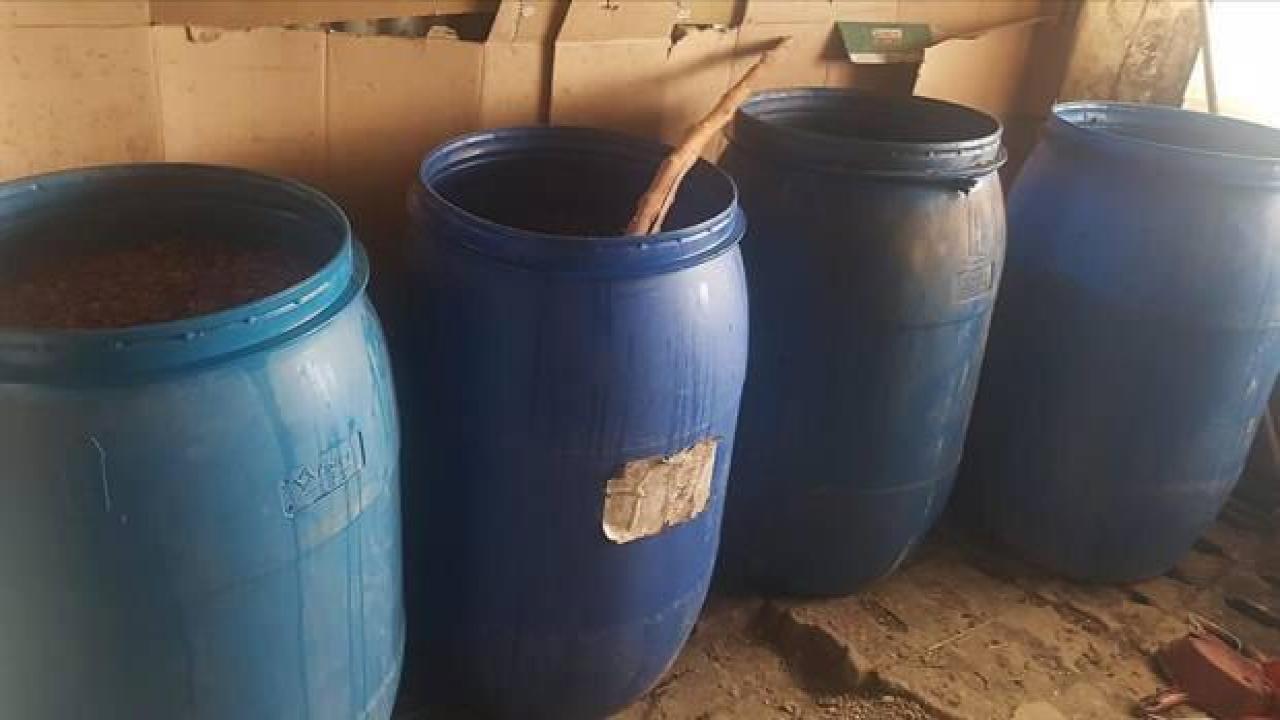 Adana'da 810 litre sahte içki ve 450 litre etil alkol ele geçirildi