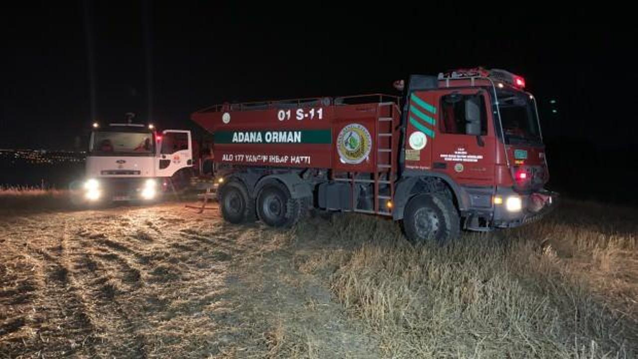 Adana'da çıkan orman yangını söndürüldü