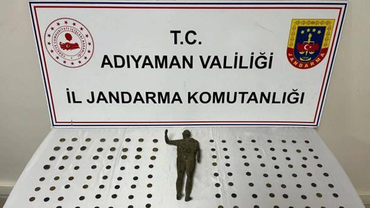Adıyaman'da tarihi eser kaçakçılığına 4 gözaltı