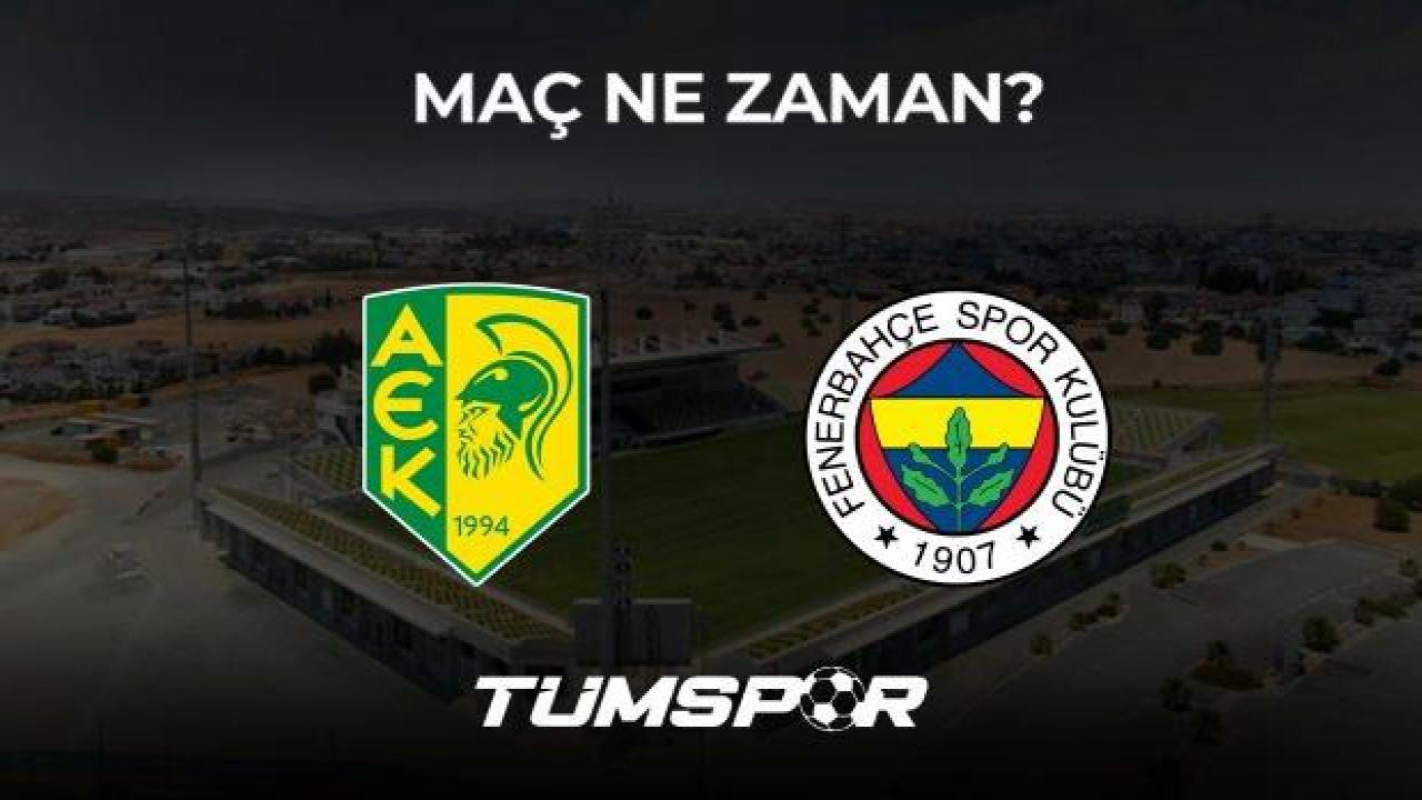AEK Larnaca Fenerbahçe maçı ne zaman? TV8,5 kanalında yayınlanacak mı? UEFA Avrupa Ligi!