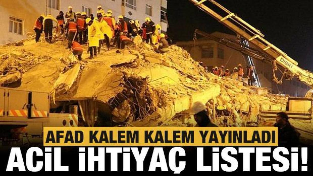AFAD ayni bağışlarda öncelikli kabul edilecekler listesi yayınladı