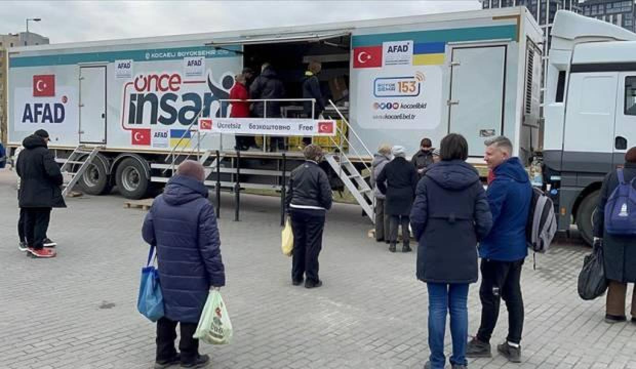 AFAD'ın Lviv'deki sıcak yemek ikramı sürüyor