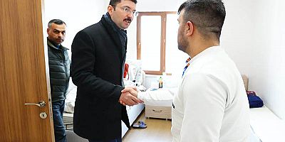 Afetzedeler ziyaret edildi