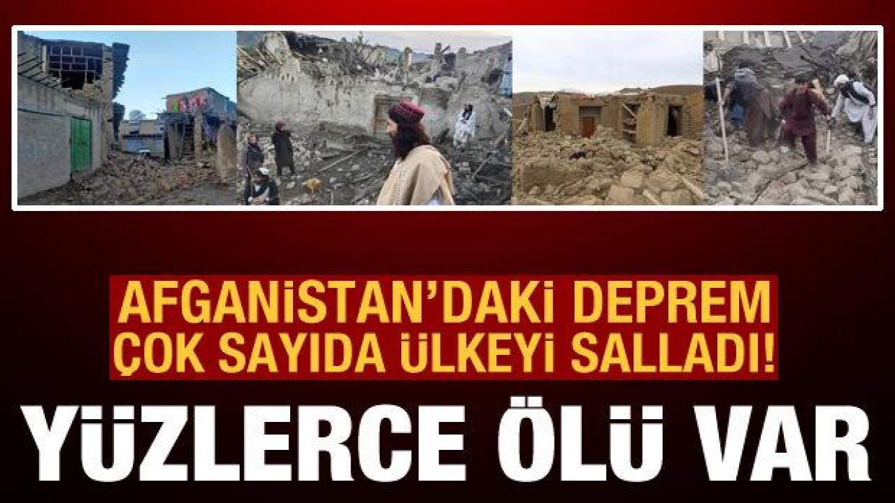 Afganistan'da şiddetli deprem: Yüzlerce ölü var