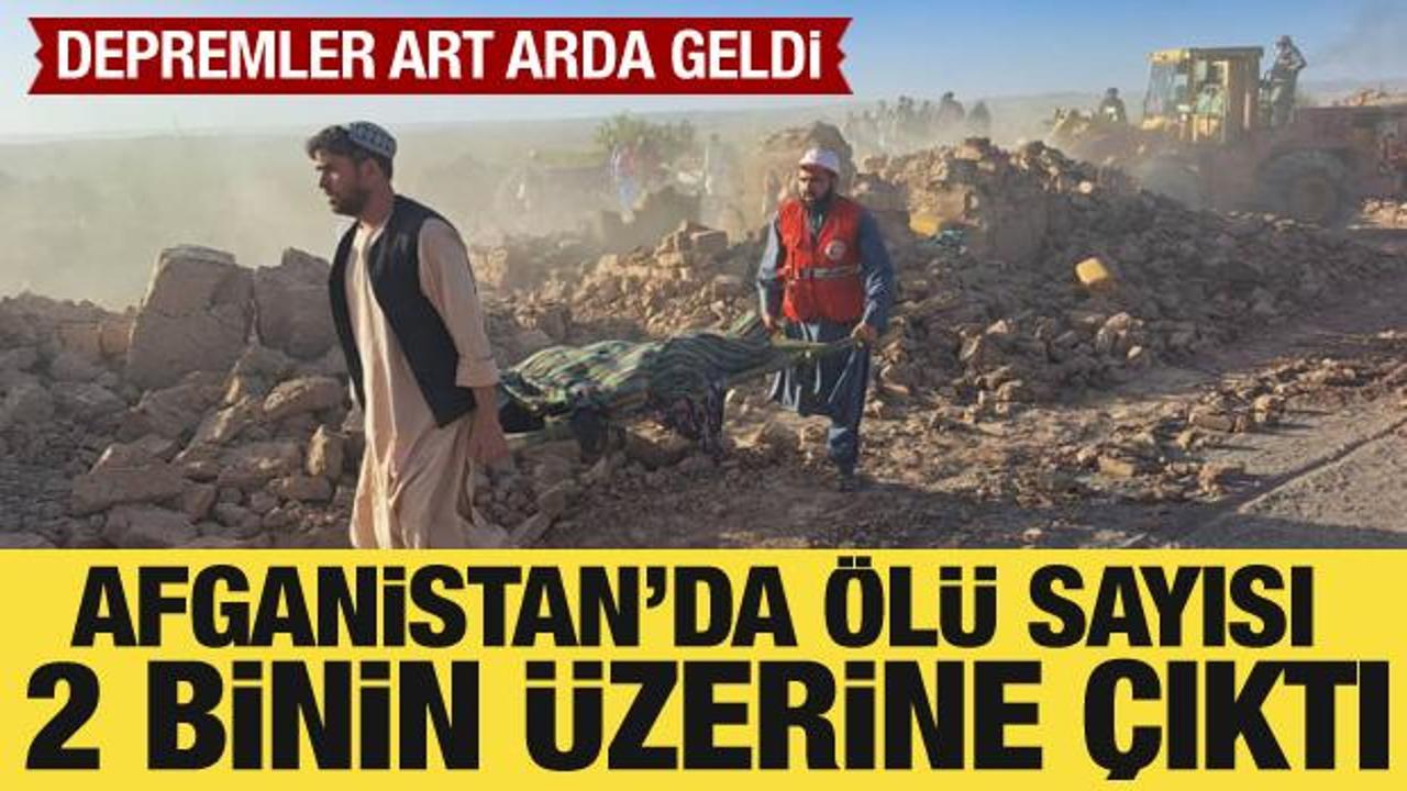 Afganistan'daki depremlerde ölü sayısı 2 binin üzerine çıktı