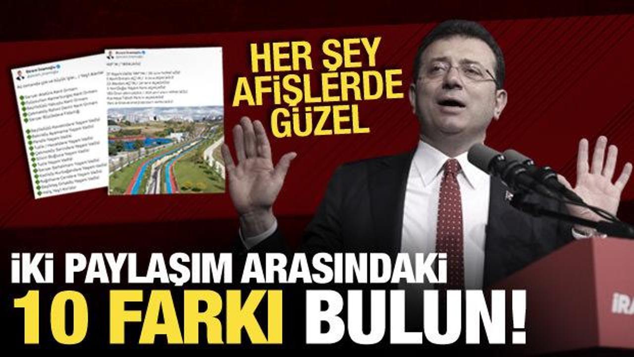 Afişlerde her şey güzel: İmamoğlu bir ayda 10 yaşam vadisi daha yapmış(!)