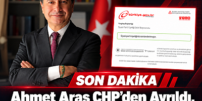 Ahmet Aras CHP’den Ayrıldı, Görevini Bağımsız Sürdürecek