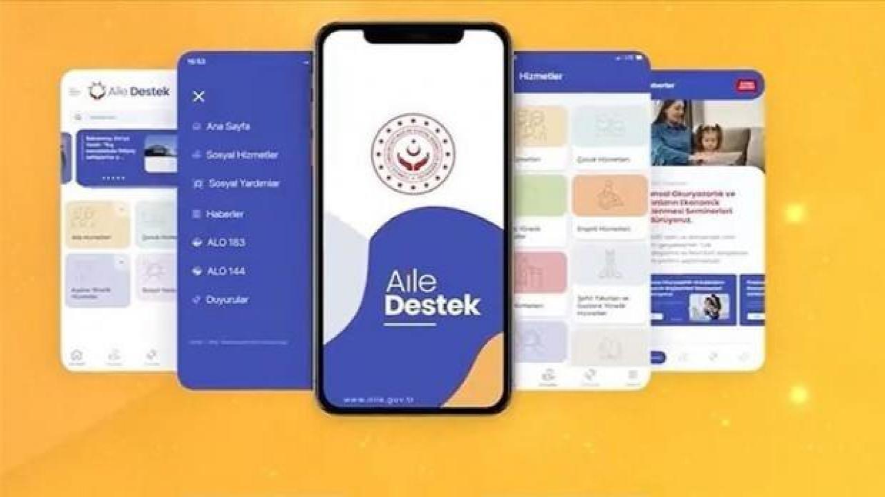 Aile Destek Mobil Uygulamasını 38 bin kişi indirdi