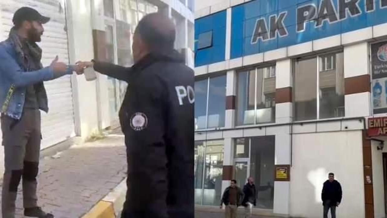 AK Parti il binasına satırla saldırmıştı! Şüphelinin ifadesi 'pes' dedirtti