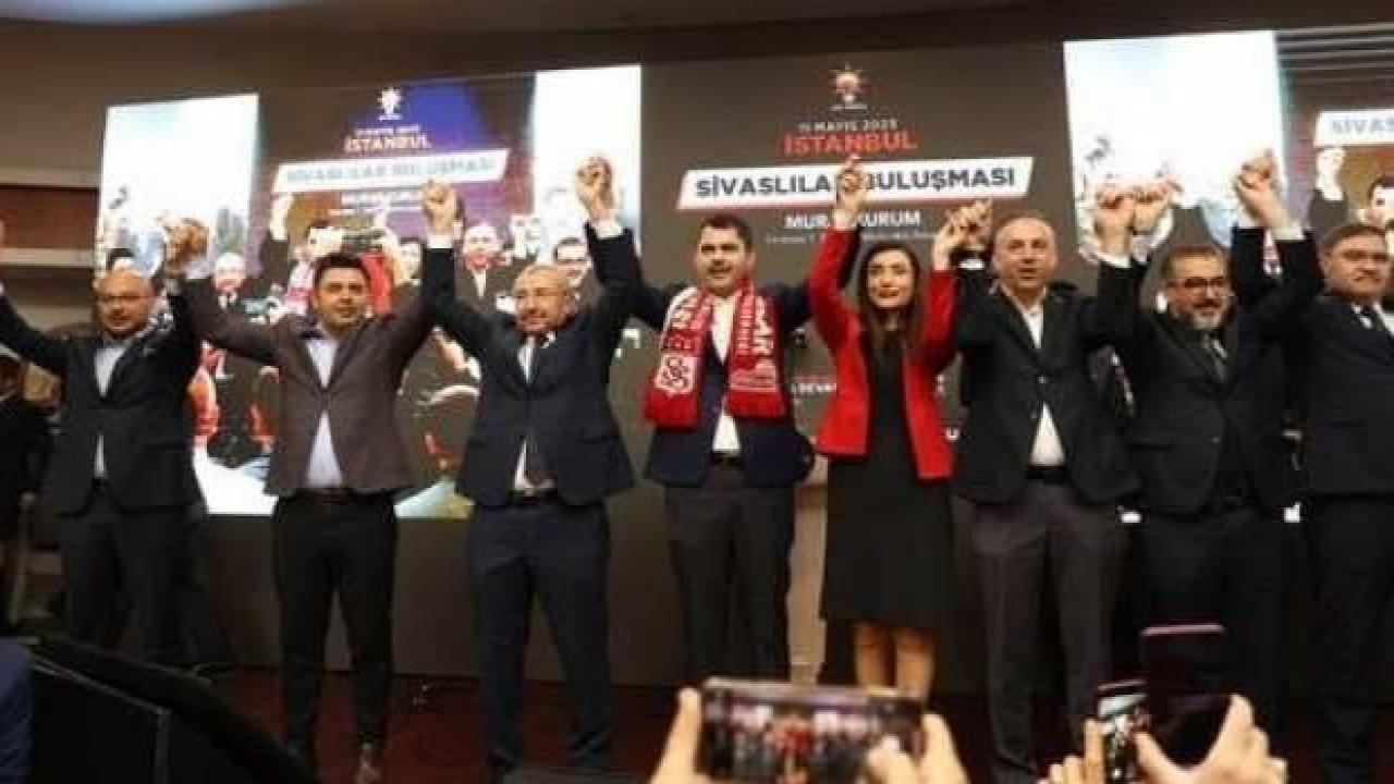 AK Parti İstanbul Milletvekili Adayı Erdem ve Eminmollaoğlu Sivaslılar ile buluştu
