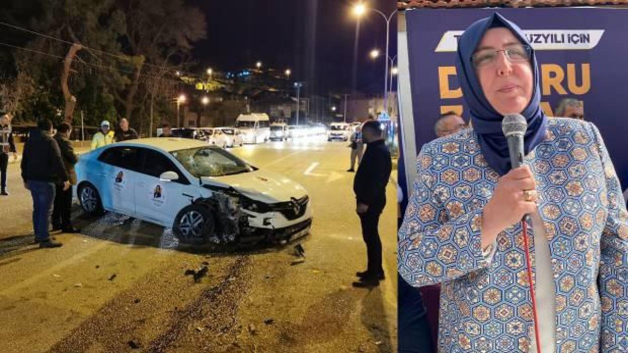 AK Parti milletvekili adayı Ferda Ertürk trafik kazası geçirdi