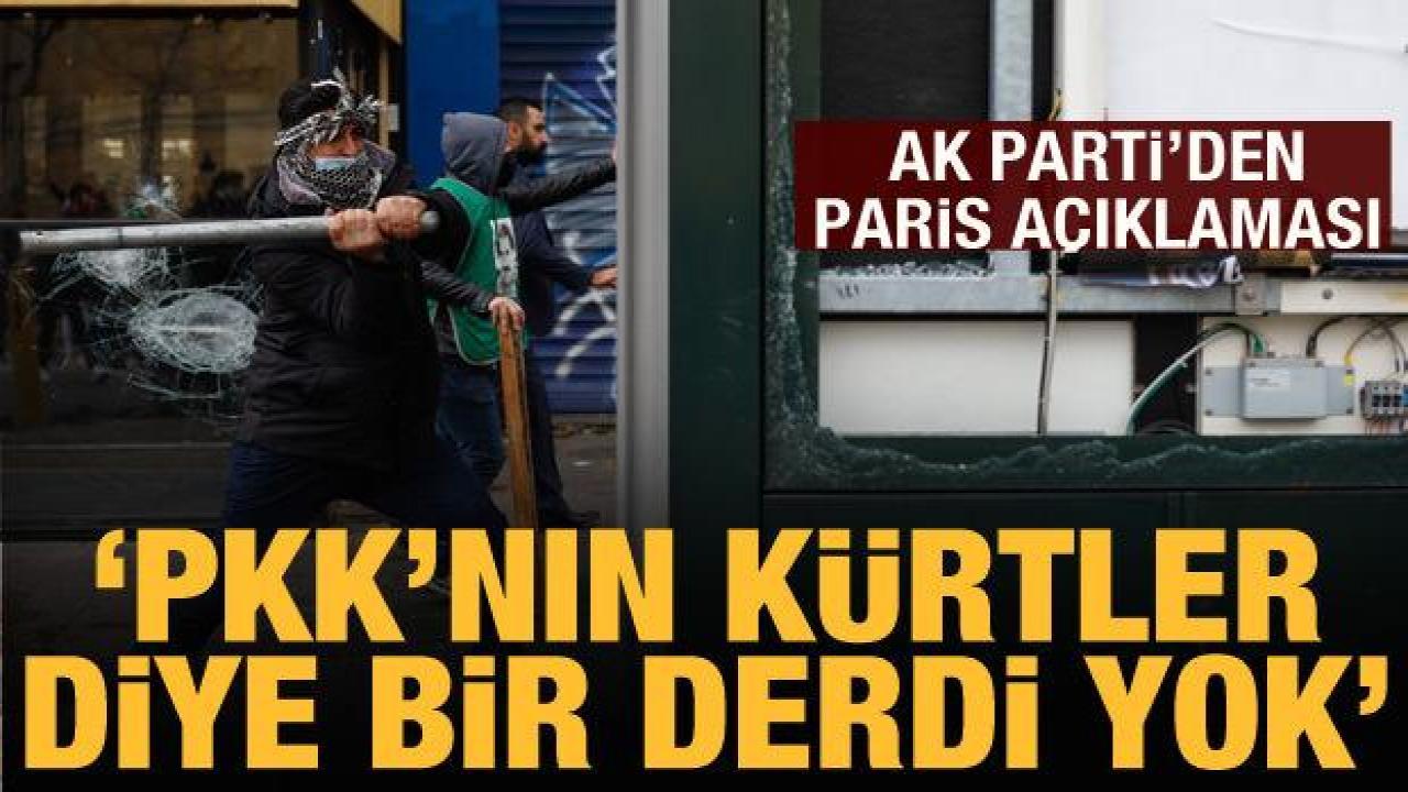 AK Parti Sözcüsü Çelik'ten Paris açıklaması