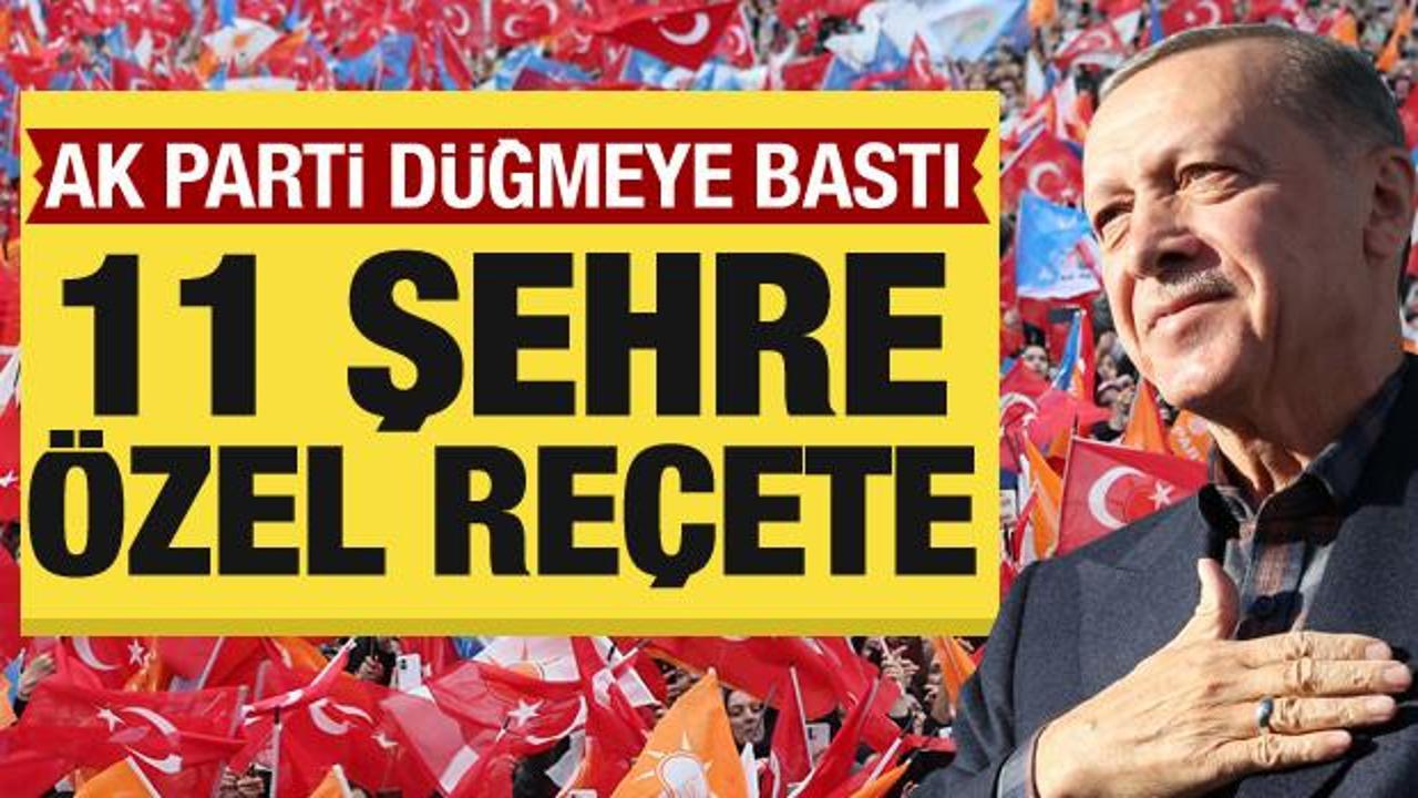 AK Parti yerel seçim için düğmeye bastı: 11 büyükşehir için özel reçete